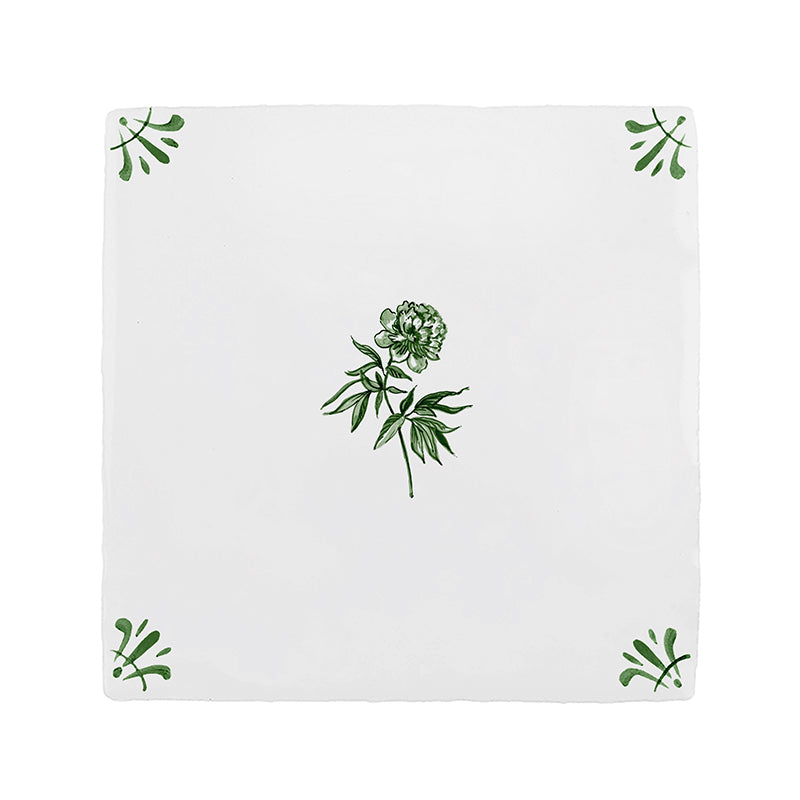 Peony Delft Tile