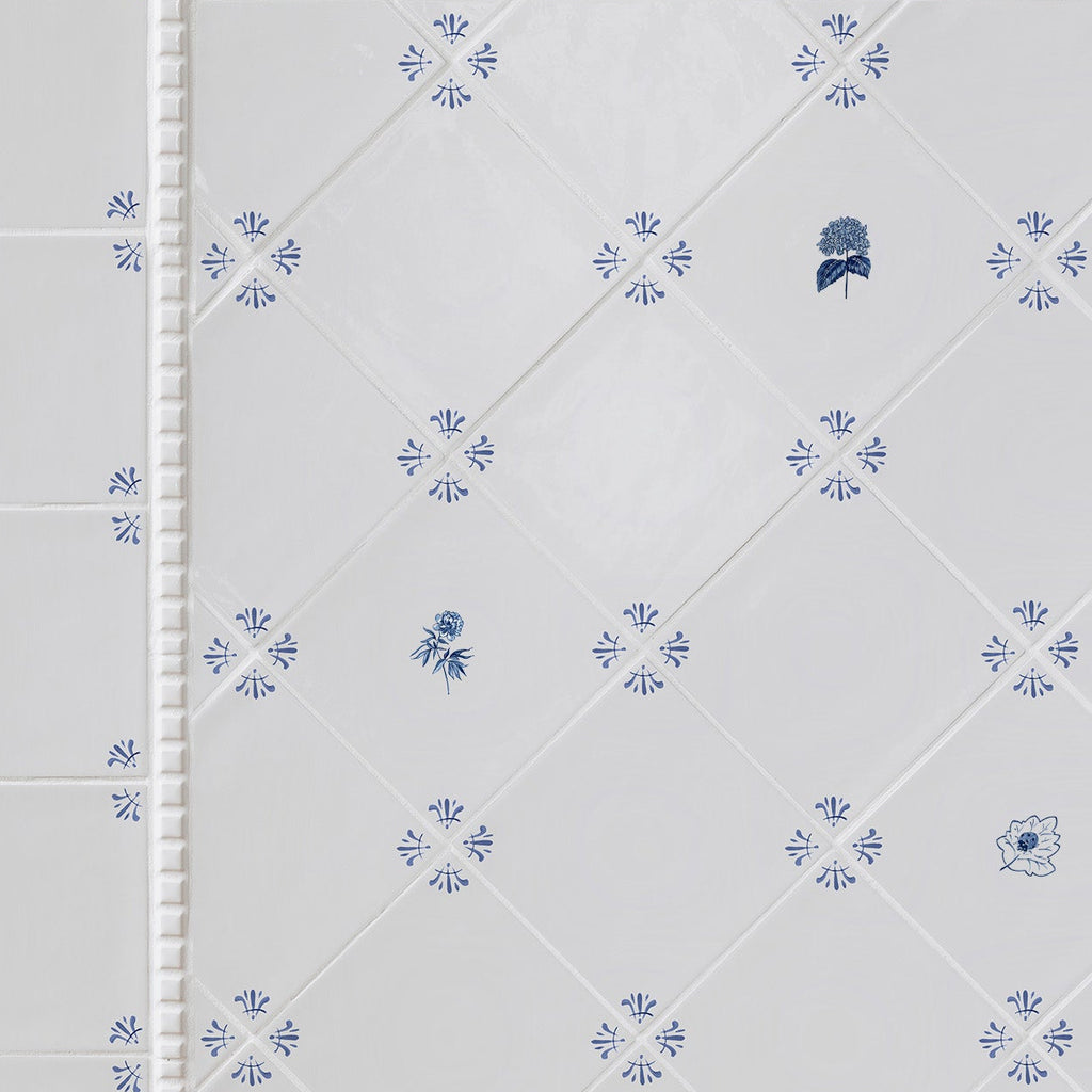 Peony Delft Tile