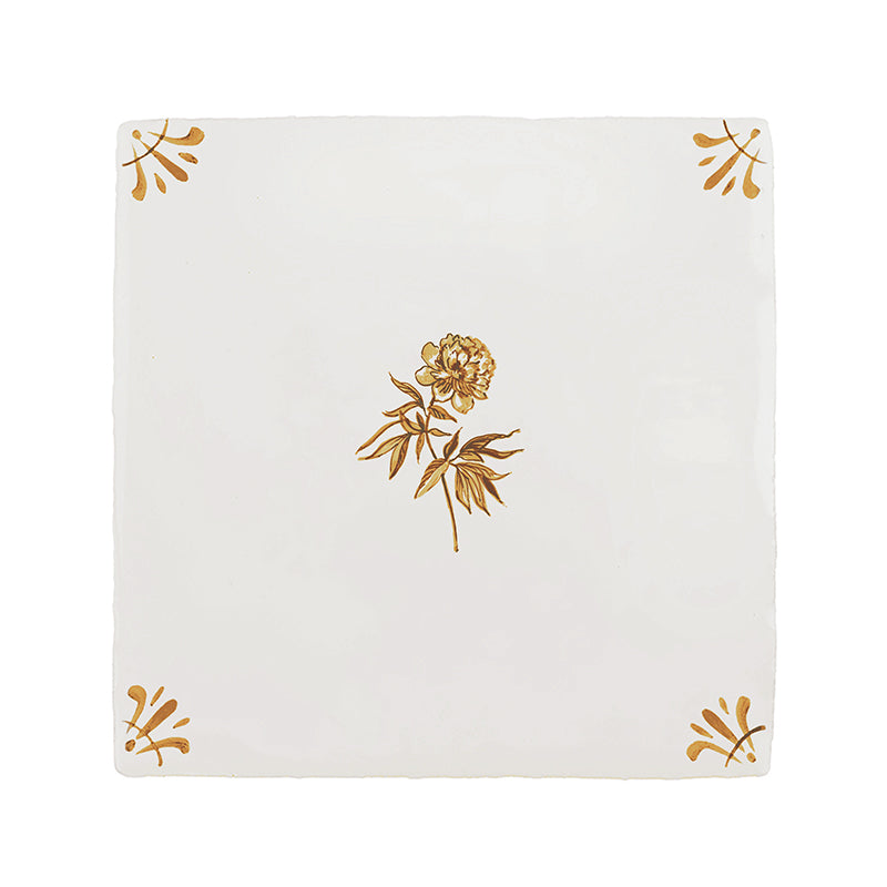Peony Delft Tile