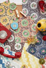 Leopard and Roses Wallpaper, Gold