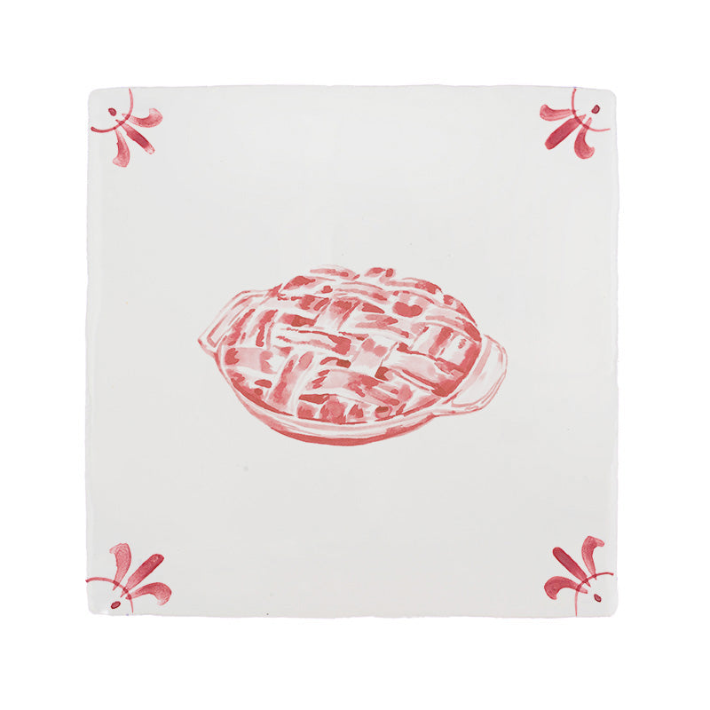 Apple Pie Delft Tile