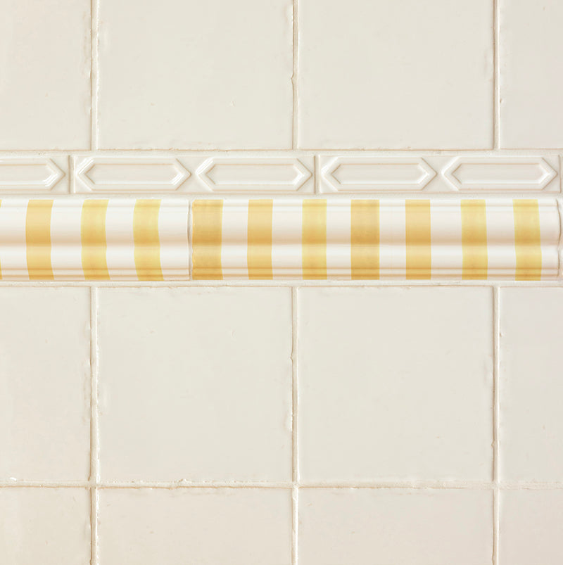 Pinstripe Dado Trim, Primrose