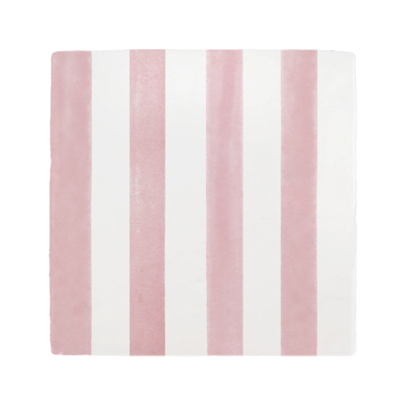 Pinstripe Tile, Pink