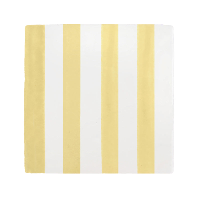 Pinstripe Tile Sample, Primrose