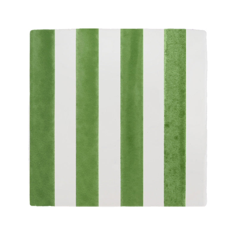 Pinstripe Tile, Delft Green