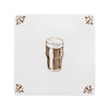 Pint of Irish Stout Delft Tile