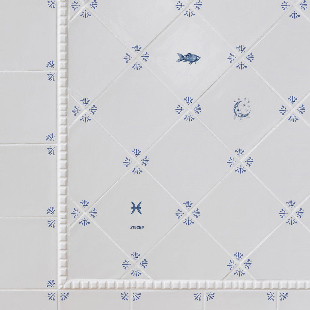 Pisces Delft Tile