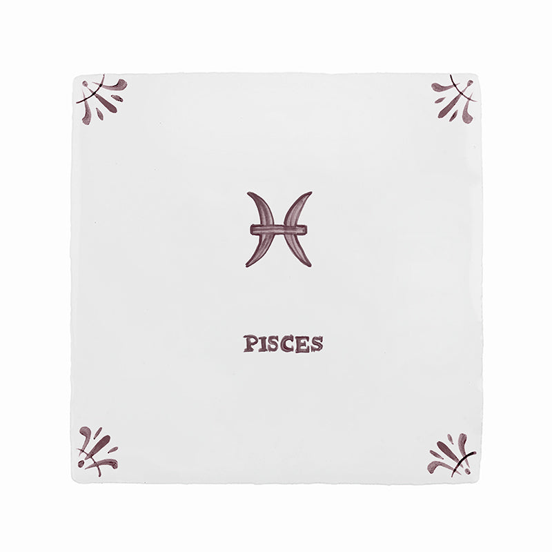 Pisces Delft Tile