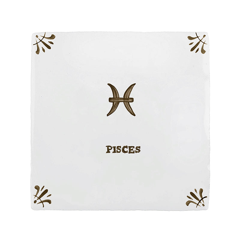 Pisces Delft Tile