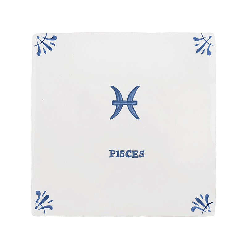 Pisces Delft Tile
