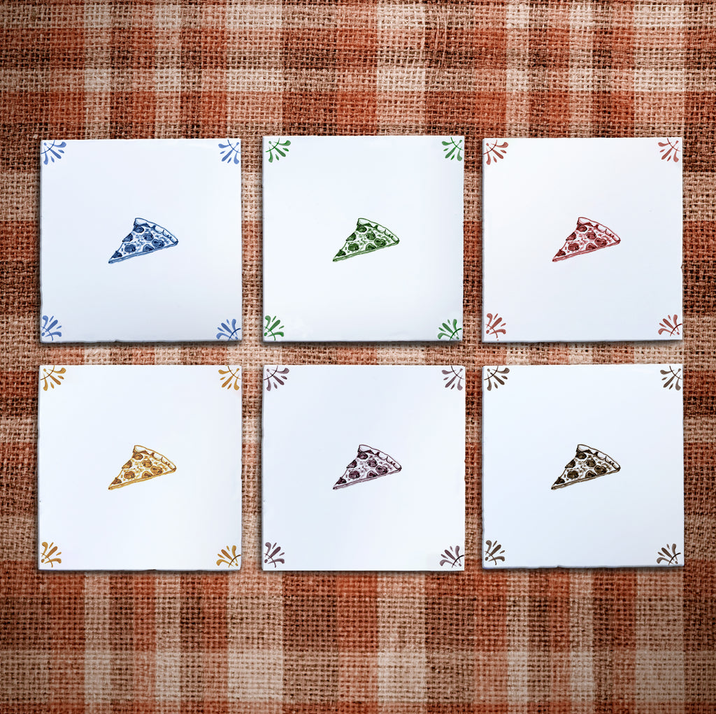 Pizza Slice Delft Tile