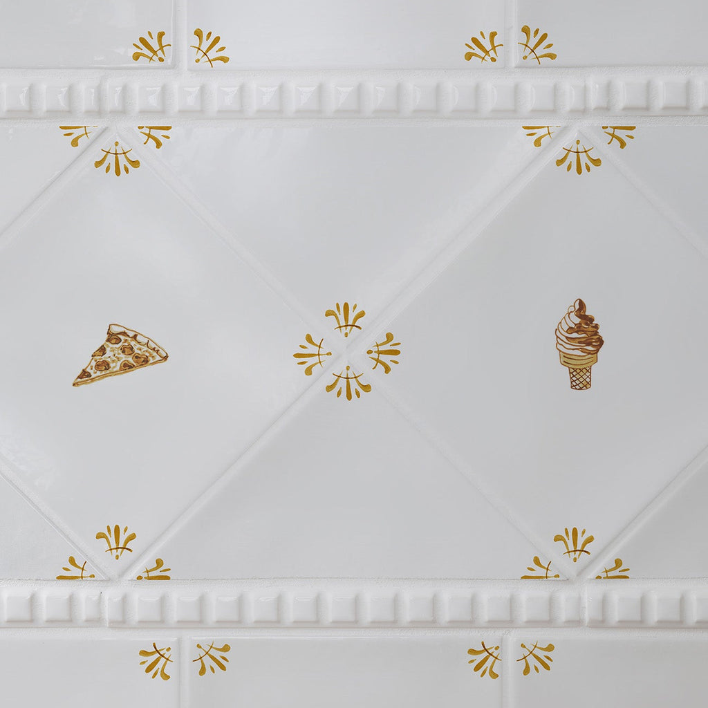 Pizza Slice Delft Tile