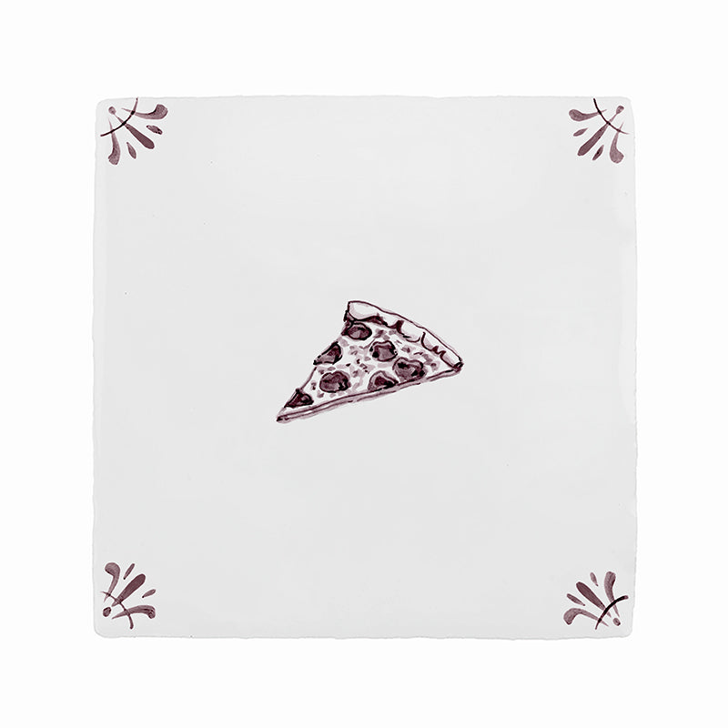 Pizza Slice Delft Tile