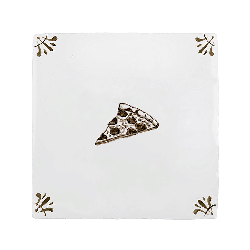 Pizza Slice Delft Tile