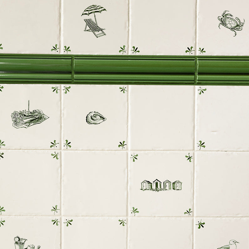 Dado Delft Trim, Green