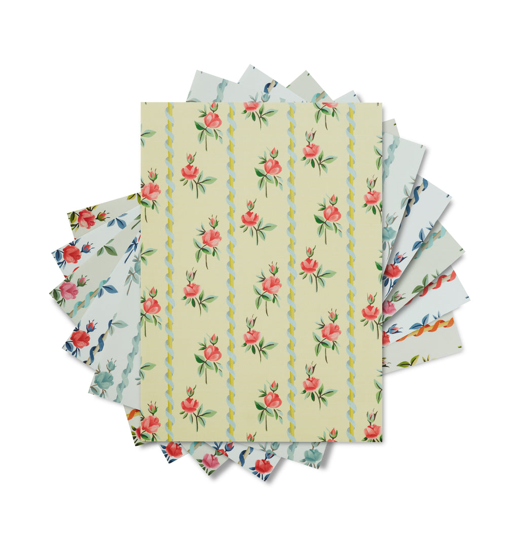 Poles & Roses II Wallpaper Sample Pack