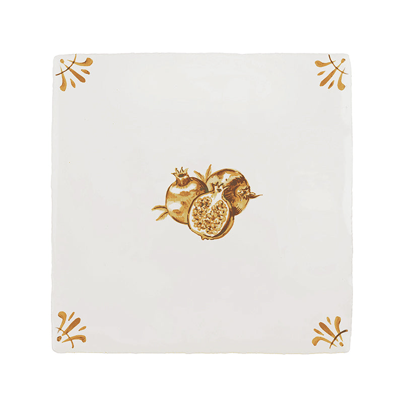 Pomegranate Delft Tile