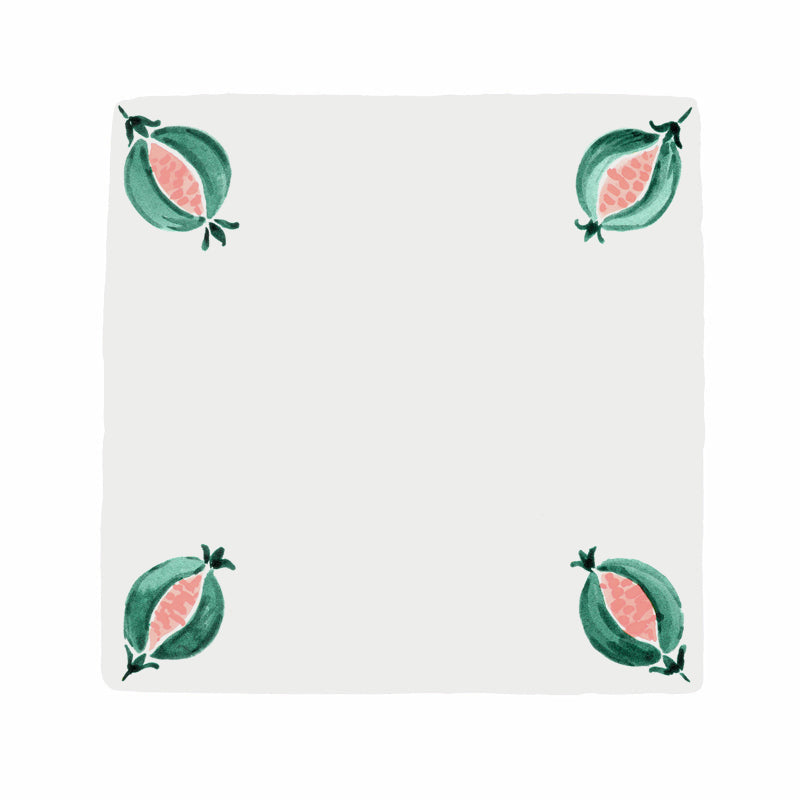 Pomegranate Tile, Teal