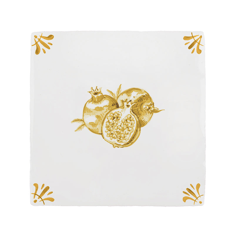 Pomegranate Delft Tile