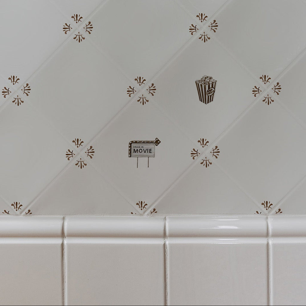 Popcorn Delft Tile