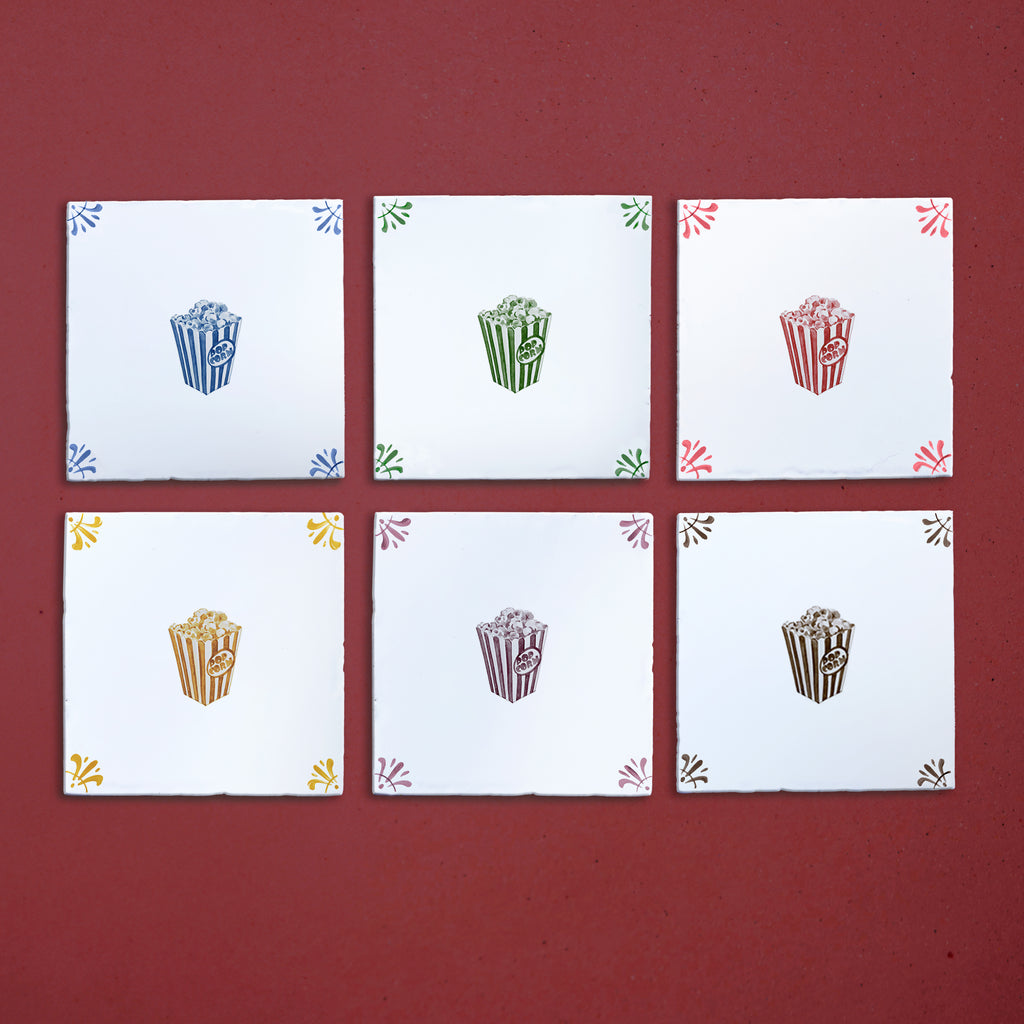 Popcorn Delft Tile