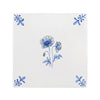 Poppy Delft Tile, Gold Lustre