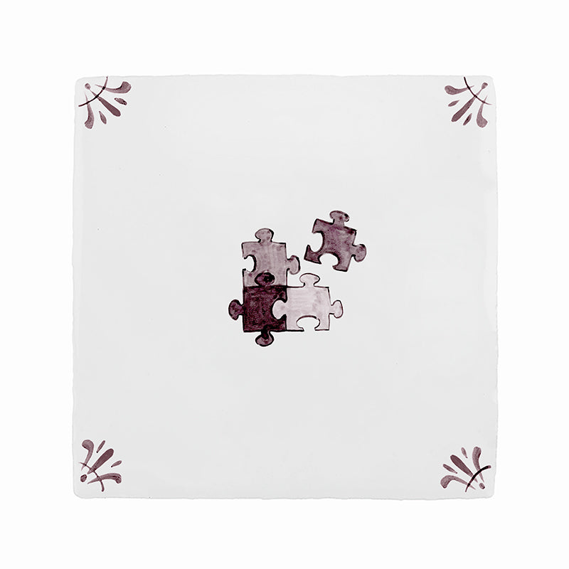 Puzzle Pieces Delft Tile