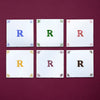 Alphabet R Delft Tile