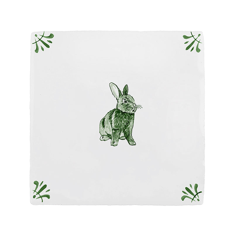 Rabbit Delft Tile