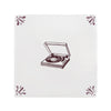 Vinyl Record Player Delft Tile