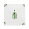Rene Magritte's Son of Man Delft Tile