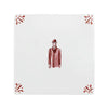 Rene Magritte's Son of Man Delft Tile