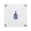 Rene Magritte's Son of Man Delft Tile