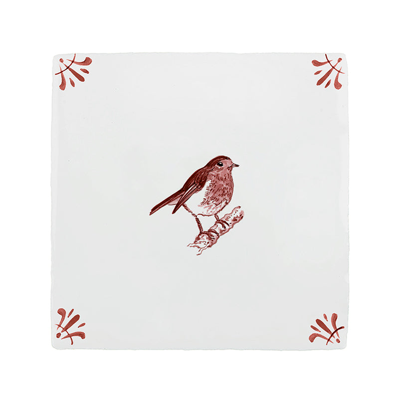 Robin Redbreast Delft Tile