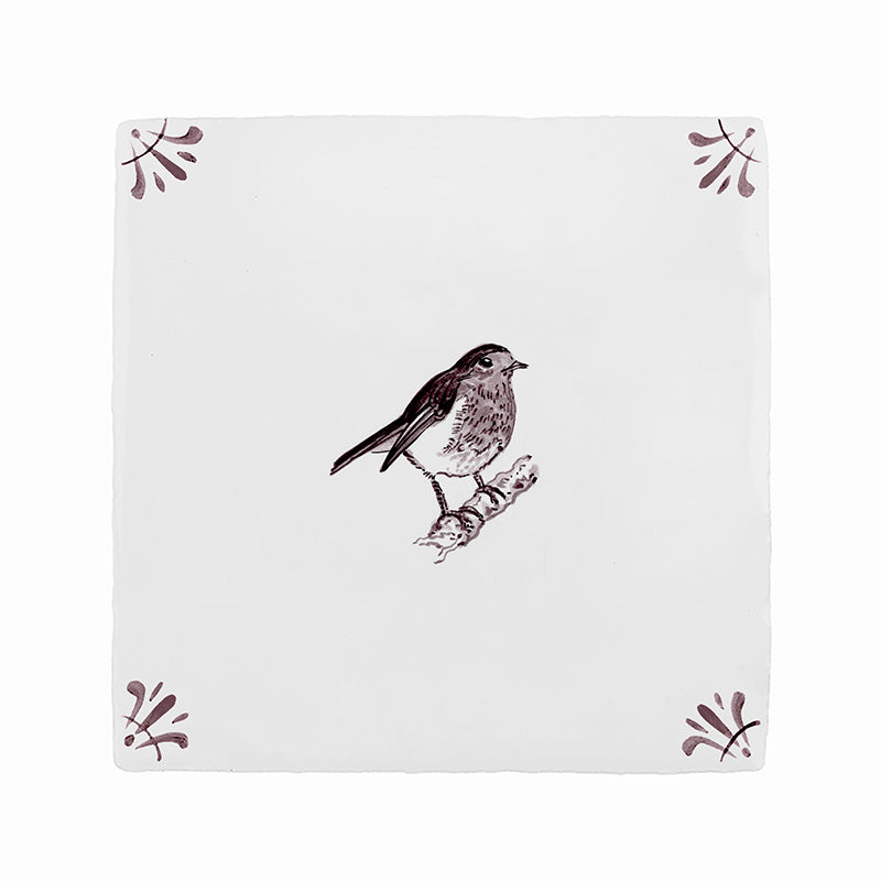 Robin Redbreast Delft Tile
