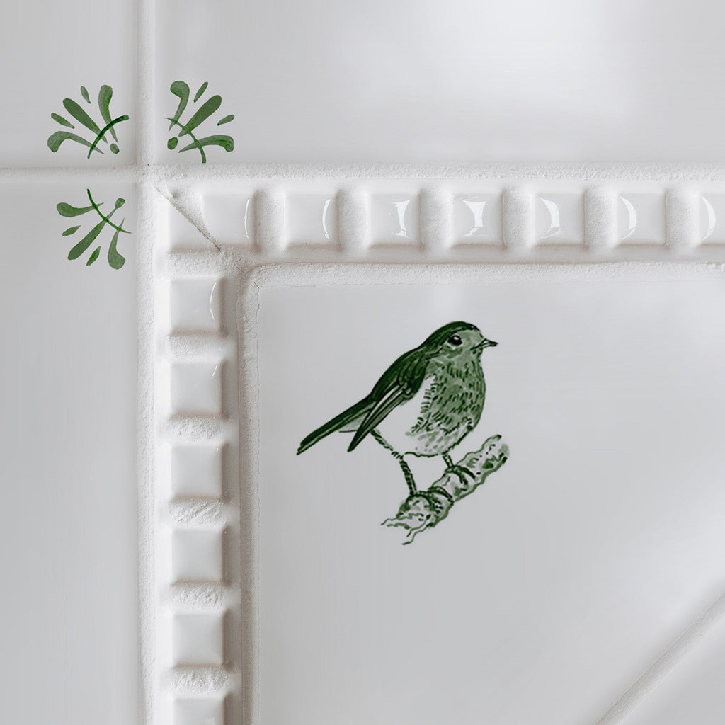 Robin Redbreast Delft Tile