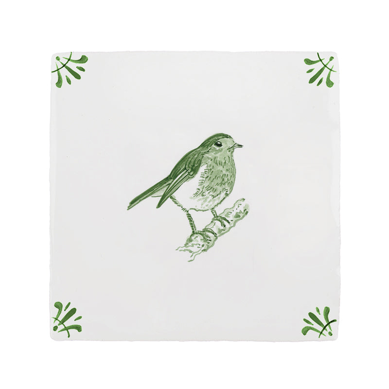 Robin Redbreast Delft Tile