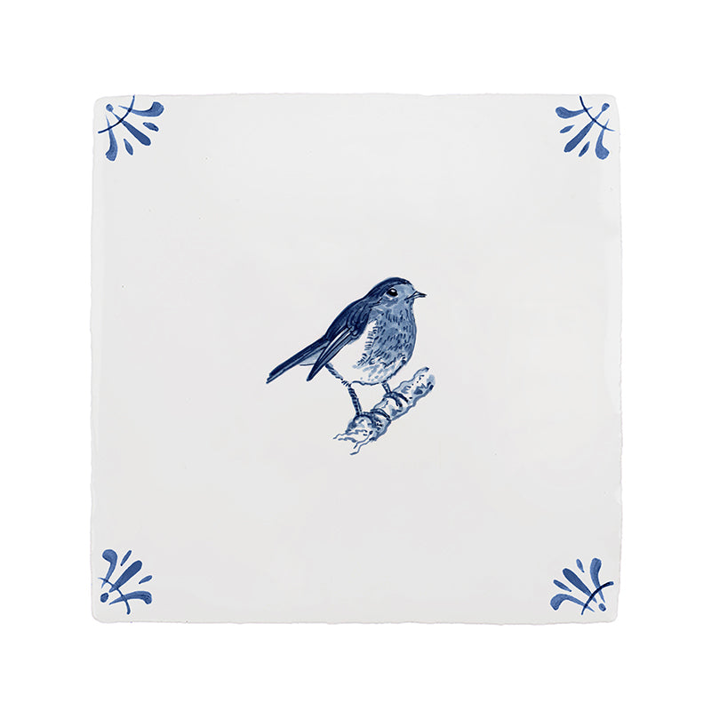 Robin Redbreast Delft Tile
