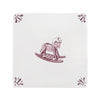 Rocking Horse Delft Tile
