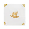 Rocking Horse Delft Tile