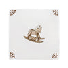 Rocking Horse Delft Tile