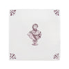 Roman Bust Delft Tile
