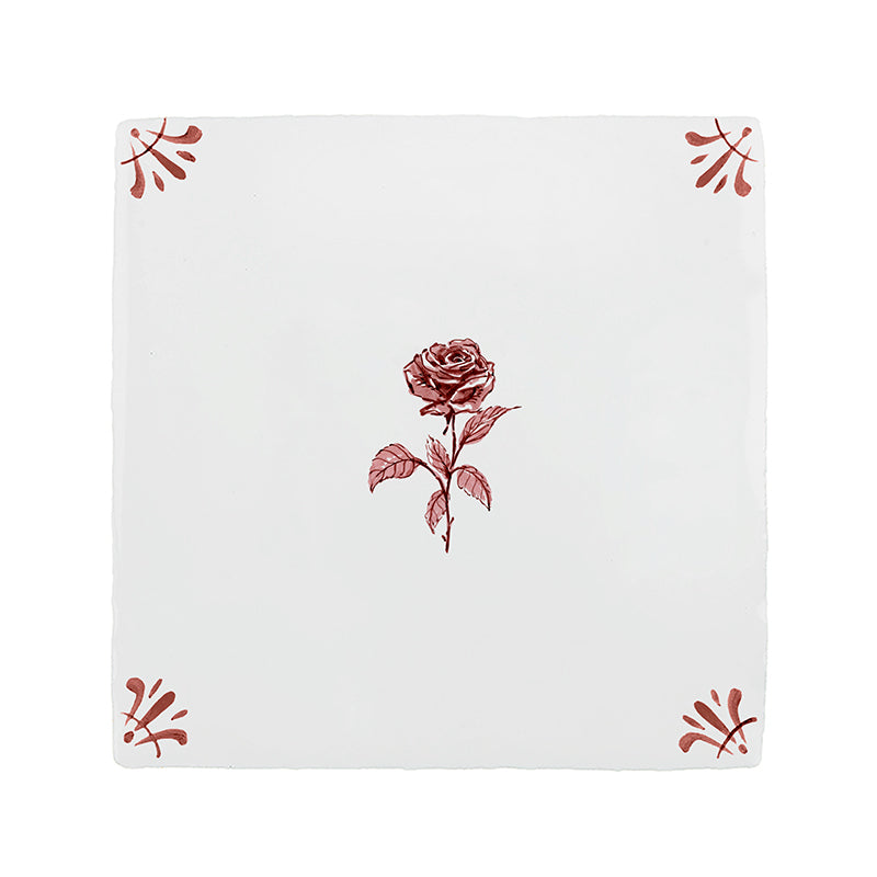 Rose Delft Tile