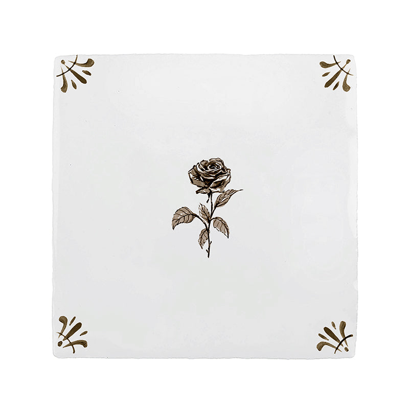 Rose Delft Tile