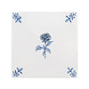 Rose Delft Tile, Gold Lustre
