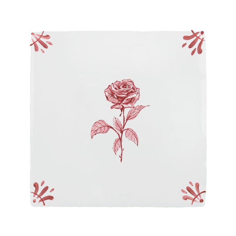 Rose Delft Tile