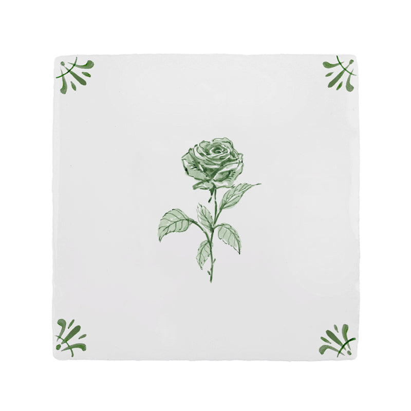 Rose Delft Tile