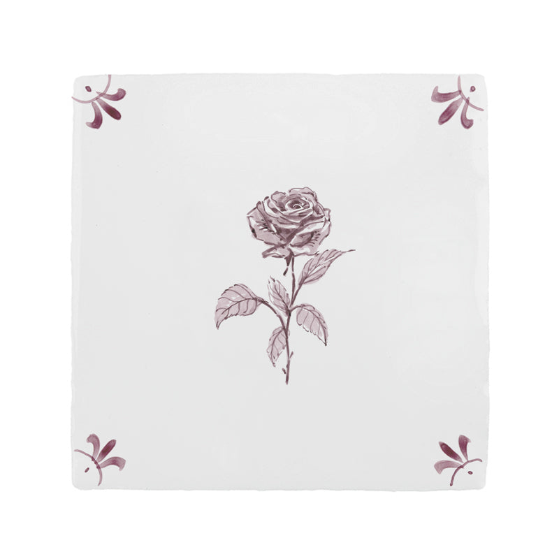 Rose Delft Tile
