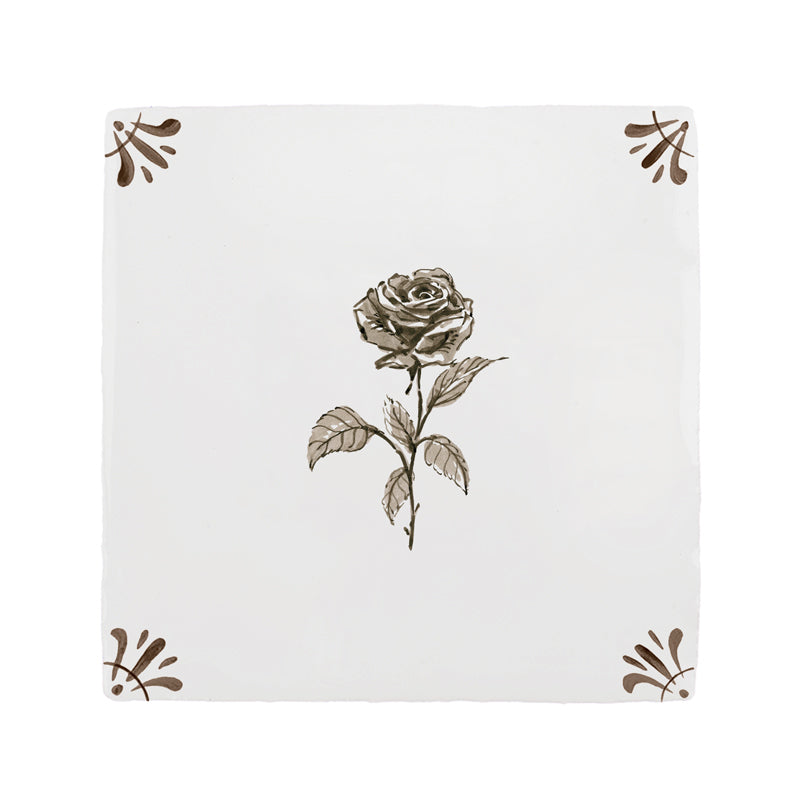 Rose Delft Tile