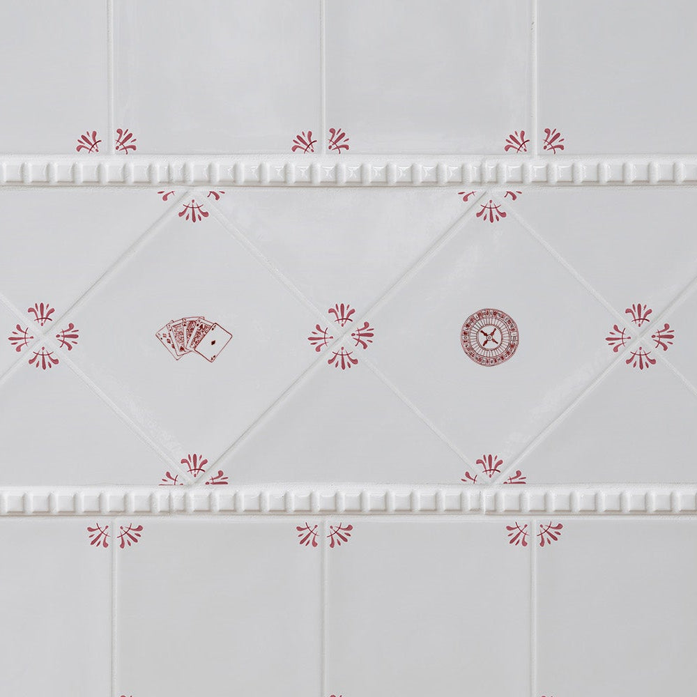 Roulette Wheel Delft Tile